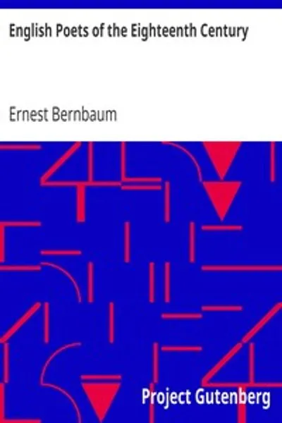 Обложка книги "Английские поэты XVIII века"