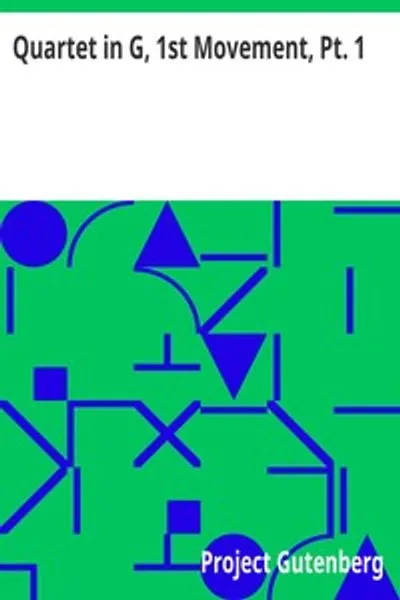 Обложка книги "Квартет G-dur, 1-я часть, ч. 1"