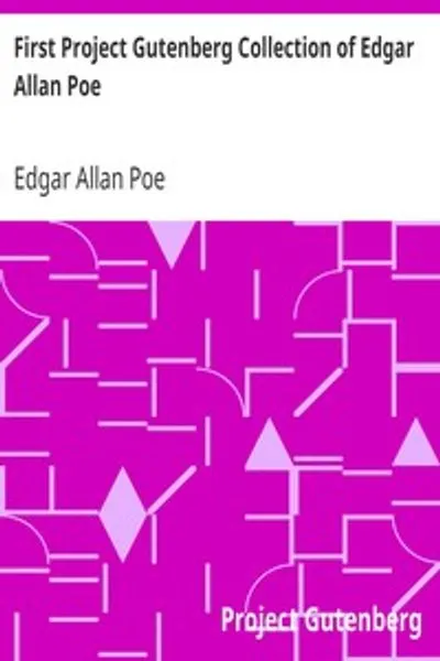 Обложка книги "Первое собрание сочинений Эдгара Аллана По от Project Gutenberg"