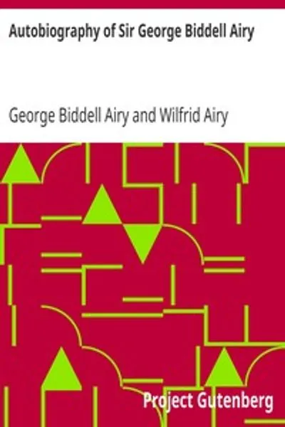 Обложка книги "Автобиография сэра Джорджа Бидделя Эйри"