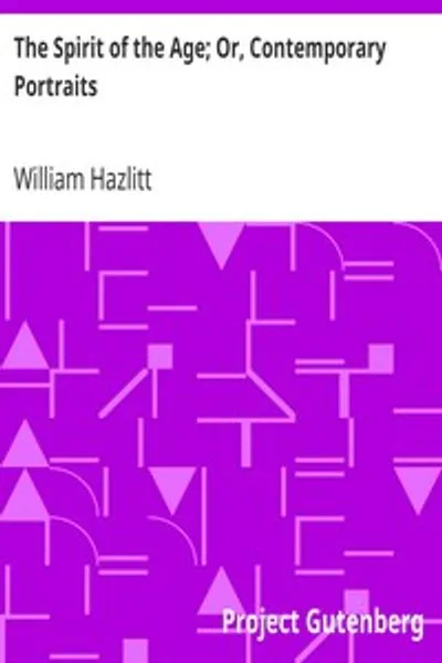 Обложка книги "Дух века; или Современные портреты"
