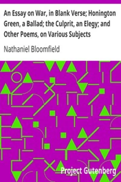 Обложка книги "О войне. Гонтингтон Грин. Преступник. И другие стихи на разные темы"