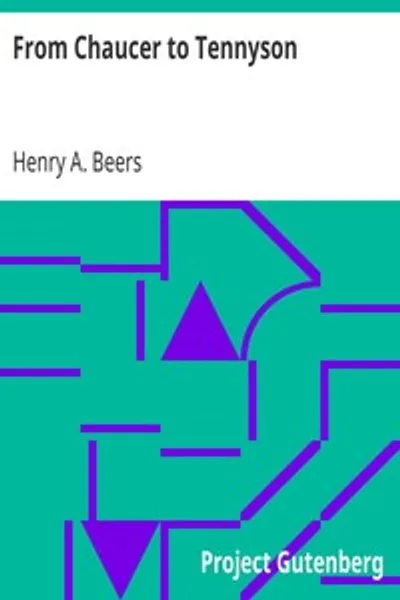 Обложка книги "От Чосера до Теннисона. С двадцатью девятью портретами и отрывками из тридцати авторов"