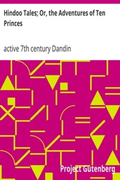 Обложка книги "Хиндуистские сказания, или Приключения десяти принцев"