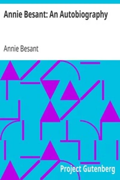 Обложка книги "Анни Безант: Автобиография"