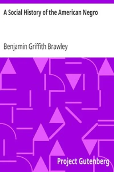 Обложка книги "Социальная история американского негра: История негритянской проблемы в США. Включая историю и исследование Республики Либерия"