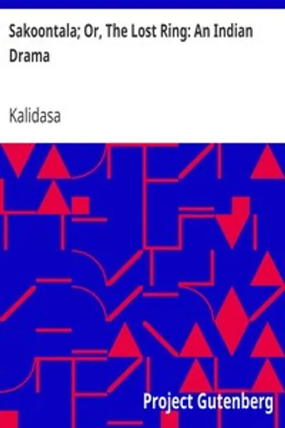 Обложка книги "Шакунтала. Индийская драма"