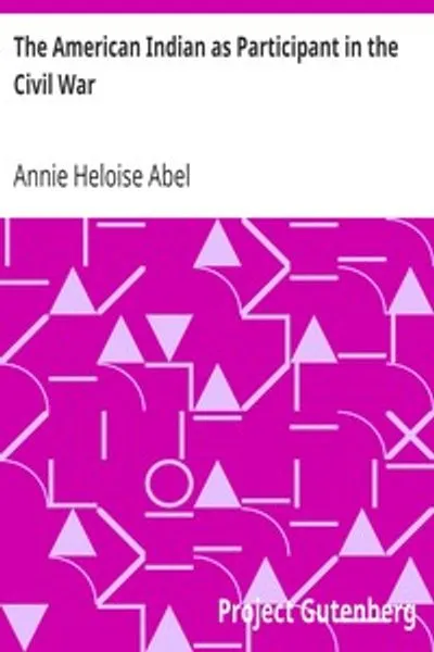Обложка книги "Американский индеец как участник Гражданской войны"
