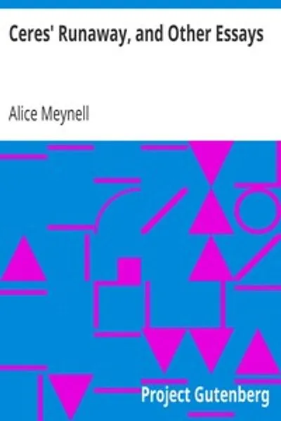 Обложка книги "Беглянка Цереры и другие эссе"