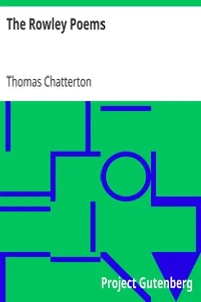 Обложка книги "Стихотворения Роули"