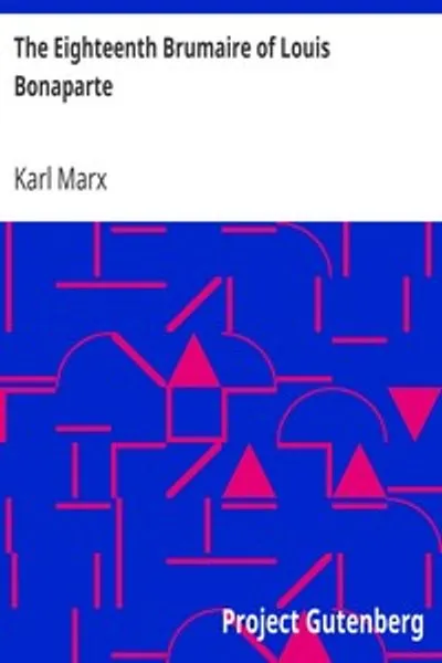 Обложка книги "Восемнадцатое брюмера Луи Бонапарта"