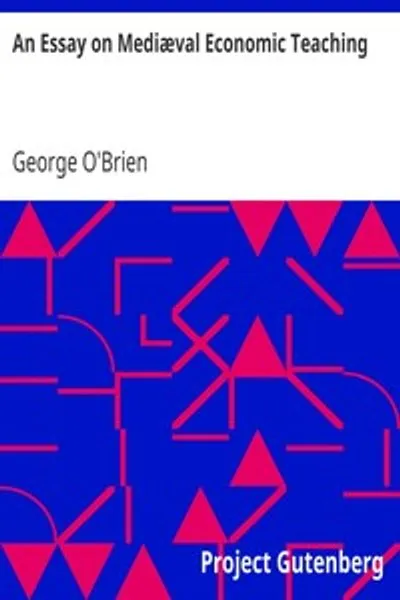 Обложка книги "Эссе об экономическом учении в Средние века"