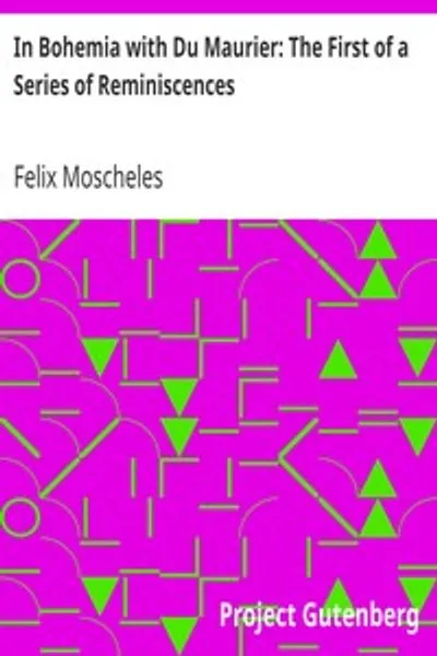 Обложка книги "В Богемии с Дю Морье: Первый из серии воспоминаний"