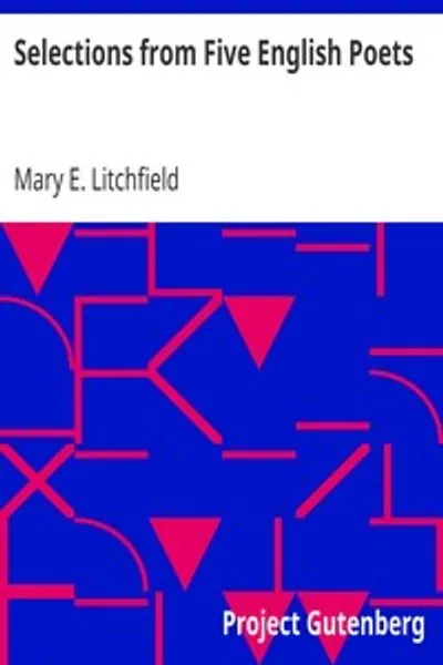 Обложка книги "Избранные произведения пяти английских поэтов"