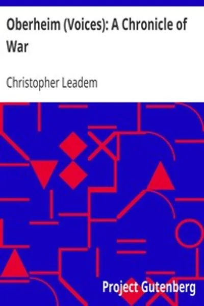 Обложка книги "Обергейм (Голоса): Хроника войны"