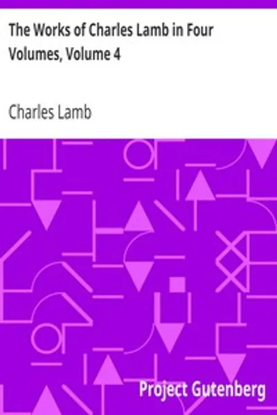 Обложка книги "Сочинения Чарльза Лэмба в четырёх томах, Том 4"