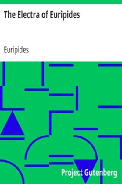 Обложка книги "Электра Еврипида"