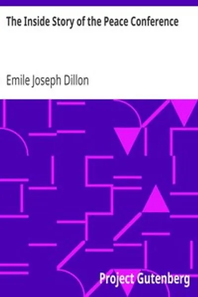 Обложка книги "Внутренняя история Парижской мирной конференции"