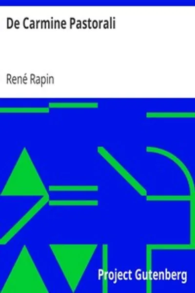 Обложка книги "О пастырских стихах: Предисловие к переводу Томаса Крича идиллий Феокрита (1684)"