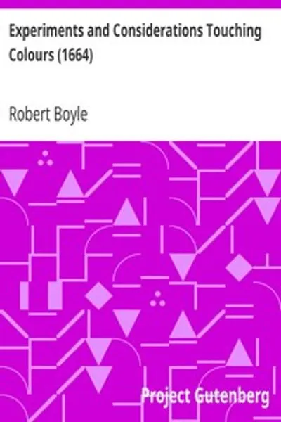Обложка книги "Опыты и рассуждения о цветах"
