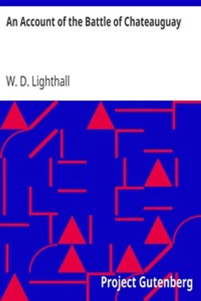 Обложка книги "Отчет о битве при Шатоге: Лекция, прочитанная в Ормстауне 8 марта 1889 года"