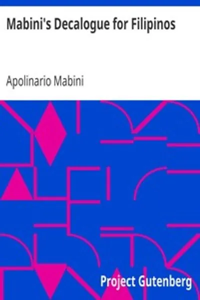 Обложка книги "Декалог для филиппинцев"