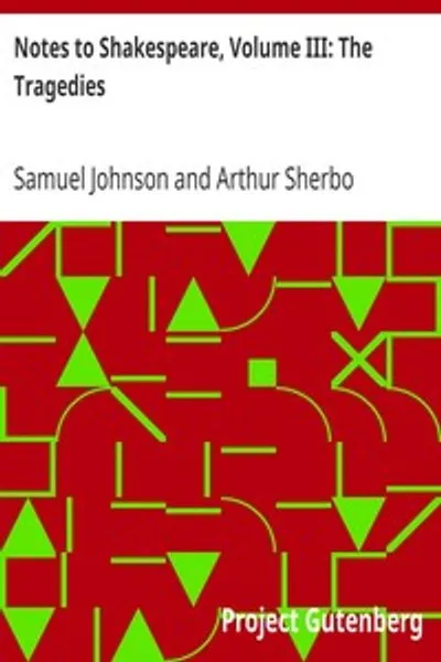 Обложка книги "Заметки к Шекспиру. Том III: Трагедии"