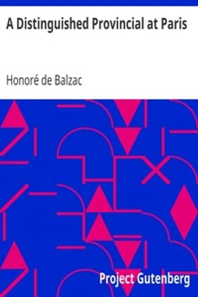 Обложка книги "Выдающийся провинциал в Париже"