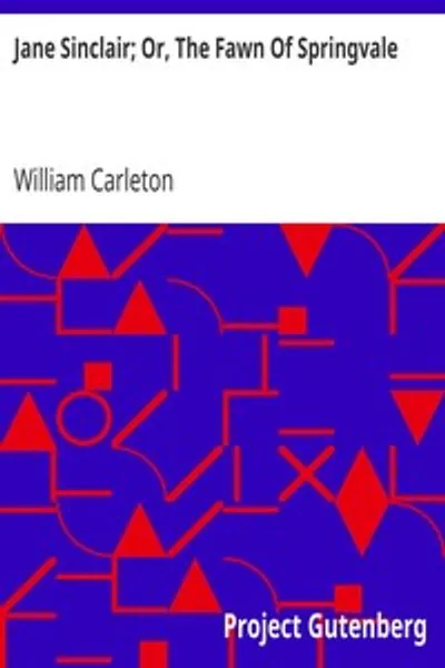 Обложка книги "Джейн Синклер, или Олень из Спрингвейла"