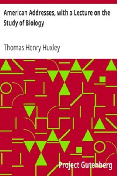Обложка книги "Американские лекции с лекцией об изучении биологии"
