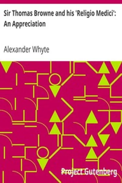 Обложка книги "Сэр Томас Браун и его «Религио Медичи»: Оценка"