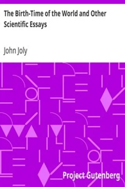 Обложка книги "Время рождения мира и другие научные эссе"