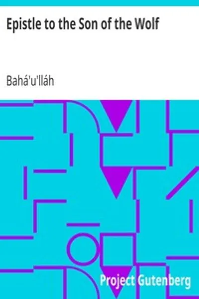 Обложка книги "Послание к сыну волка"