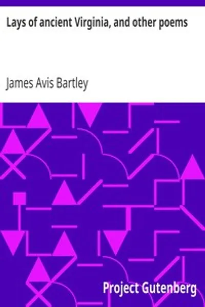 Обложка книги "Песни древней Вирджинии и другие стихотворения"