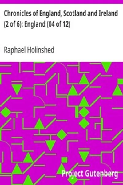 Обложка книги "Хроники Англии, Шотландии и Ирландии (2 из 6): Англия (04 из 12): Стефан, граф Булонский"