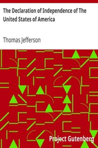 Обложка книги "Декларация независимости Соединённых Штатов Америки"