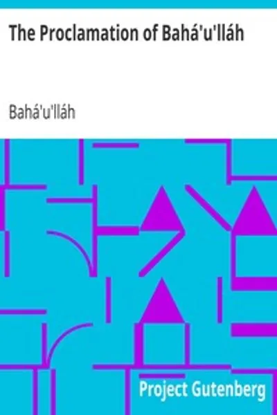 Обложка книги "Провозглашение Бахауллы"