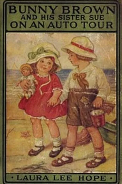 Обложка книги "Банни Браун и его сестра Сью в автомобильном путешествии"