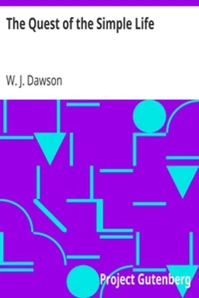 Обложка книги "Поиски простой жизни"