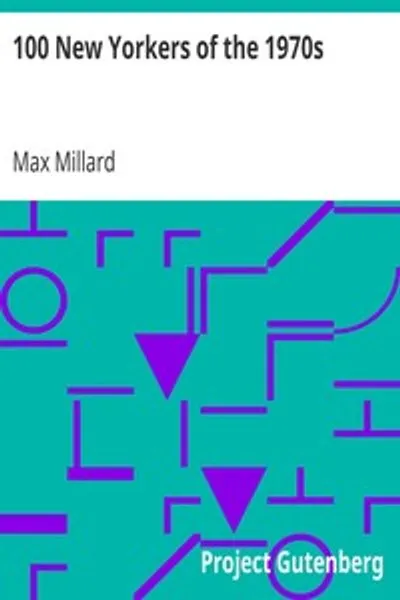 Обложка книги "100 Нью-йоркцев 1970-х"
