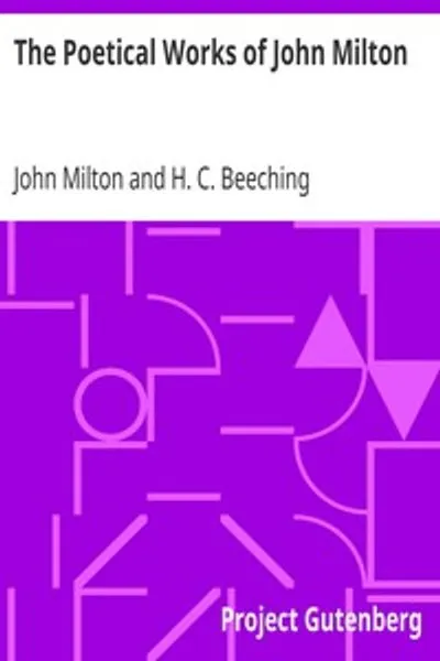 Обложка книги "Поэтические произведения Джона Мильтона"