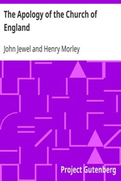 Обложка книги "Апология Церкви Англии"