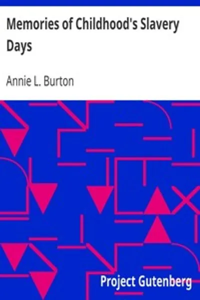 Обложка книги "Воспоминания о днях детского рабства"