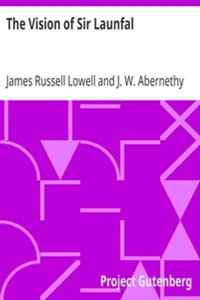 Обложка книги "Видение сэра Лаунфола и другие стихотворения"