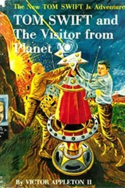 Обложка книги "Том Свифт и Пришелец с Планеты X"