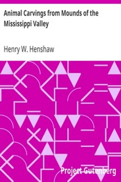 Обложка книги "Животные резьбы из курганов долины Миссисипи"