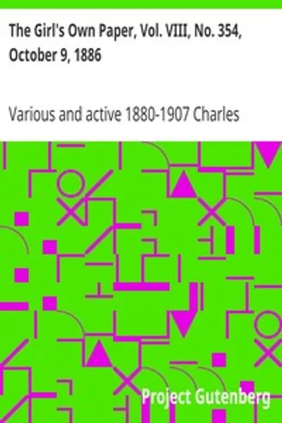 Обложка книги "Девчачья газета, Том VIII, № 354, 9 октября 1886"