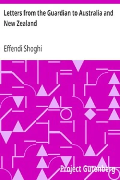 Обложка книги "Письма Хранителя Австралии и Новой Зеландии"