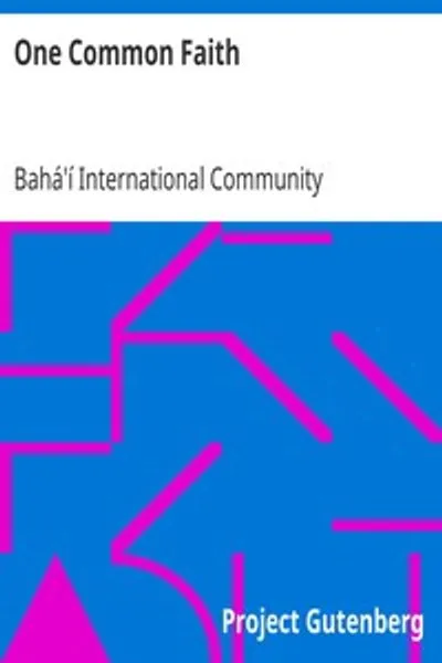 Обложка книги "Одна общая вера"