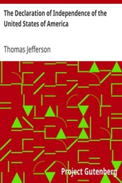 Обложка книги "Декларация независимости Соединённых Штатов Америки"